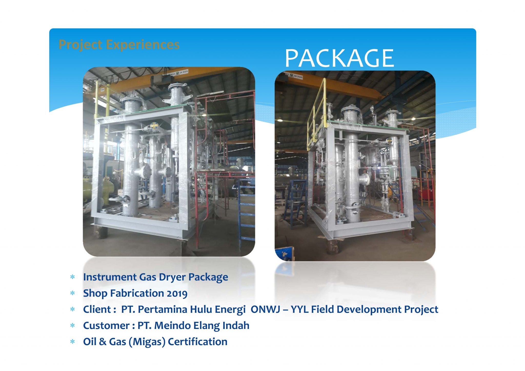 PROJECTS COMPLETED – PT. SK METALINDO